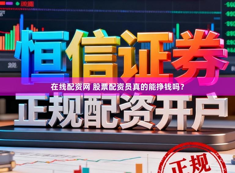 在线配资网 股票配资员真的能挣钱吗？